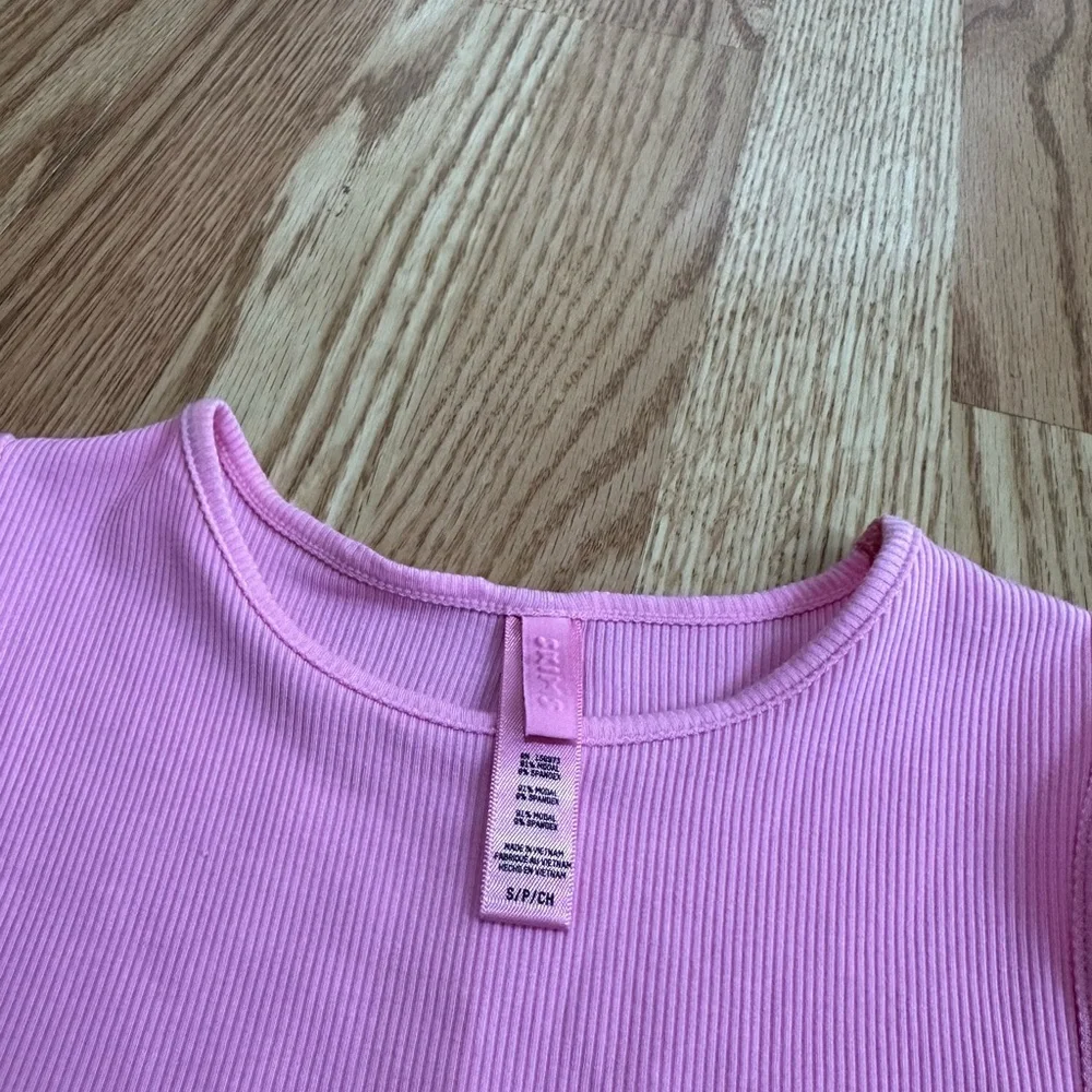 SKIMS Pink Sleeveless Maxi Dress - Picture 3 of 5